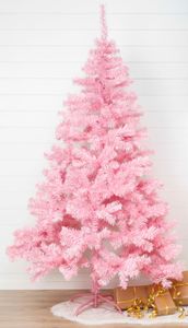 Weihnachtsbaum Christbaum Tannenbaum künstlich mit Metallständer 180cm rosa pink
