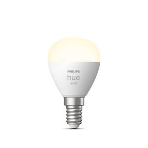Philips Hue LED Leuchtmittel White E14 warmweiß Tropfenform 5,7 W warmweiß
