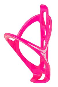 bottle cage FORCE GET plastic. glossy pink