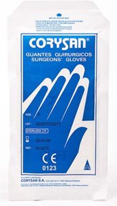 Corysan Sterile Latex Sterile OP-Handschuhe Größe 8,5 2U