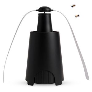 Ventilátor na muchy 26 cm v čiernej farbe - ventilátor na hmyz + muchy