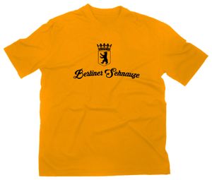 Styletex23 T-Shirt Berliner Schnauze, gelb, S