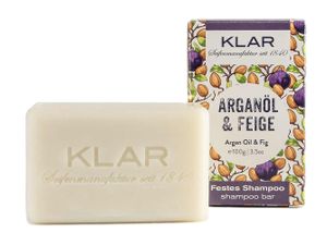 Klar's festes Shampoo Haarseife Arganöl / Feige für trockenes Haar, 100g 704021 (11171)