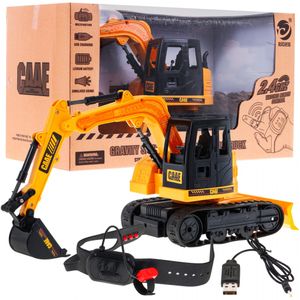 Handgesteuerter Bagger für Kinder ab 6 Jahren. Intelligentes Armband + bewegliche Elemente