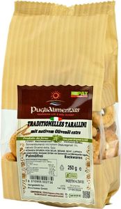 Tarallini Tradizionali mit Olivenöl, Taralli, Puglialimentari, 250 g