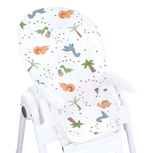 Redukcia sedadla pre vysokú stoličku vodotesná - poťah sedadla detskej stoličky univerzálne vhodný dinosaurus