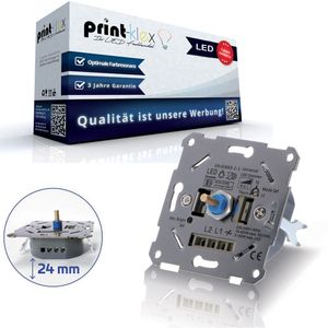 Universal Drehdimmer LED Halogen Dimmer Dimmschalter Unterputz Wechselschalter - geeignet für Phasenabschnitt/Phasenanschnitt