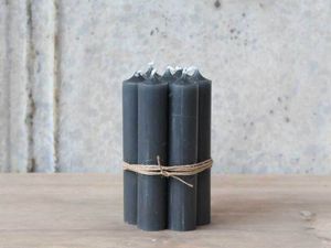 Chic Antique I Stabkerze kohle 4,5S * 5 Stück