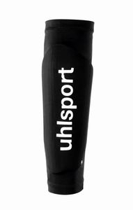 Uhlsport Fußball Guard Sleeve Schienbeinschoner Herren schwarz Gr S