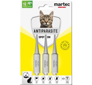 martec PET CARE 3x1ml Spot on für katzen, Spot on Katze, Spot on, Spot on Flöhe, Zeckenschutz Katze