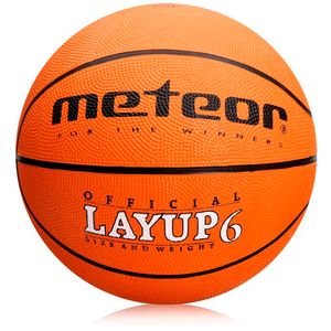 Basketball Ball Training Größe 6, Jugend ab 10 Jahren alt, Junioren, Damen 6 LAYUP#6 von Meteor