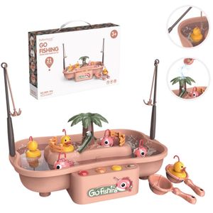 Rosa Angelspielzeug Badespielzeug Wasserspiel mit elektrisch schwebendem Spielzeug für Kleinkinder Kinderspielzeug, Sommerspielgeschenk（ 3 Fische + 3 Enten）