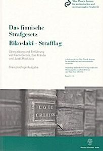 Das finnische Strafgesetz / Rikoslaki / Strafflag nach dem Stand vom 1.10.2005