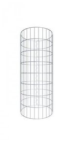 Gabionensäule rund 47  cm Durchmesser, 80  cm Höhe, Maschenweite 5 cm x 10 cm