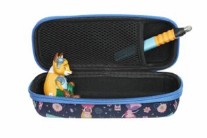 caseroxxTasche für TipToi in  Transport Aufbewahrung Etui Hülle, passend für Ravensburger TipToi Blau-Prinzessin