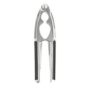 Nussknacker/Sektzange, Länge: 15.5 cm, Zinklegierung, Schwarz