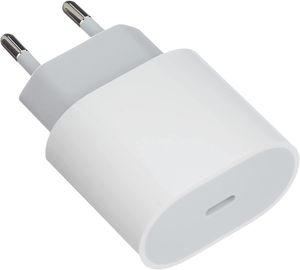 Apple USB-C Power Adapter 20W (Netzteil)  MHJE3ZM/A - Apple MHJE3ZM/A - (Smartphone Zubehör / Zubehör)