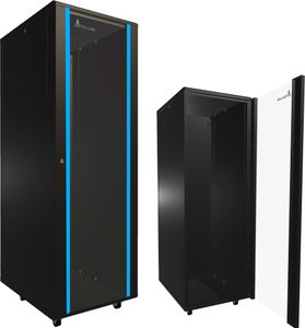 Netzwerkschrank 19 Zoll, für Switches UPS Server, 37 HE 600x800