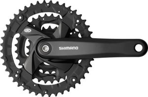 Kľuky Shimano Acera FC-M371 170mm 4 hrany 48-36-26 čierne s krytom (9s) EFCM371C866CL