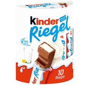 Ferrero Kinder Riegel Vollmilchschokolade mit Milch Cremefüllung 210g