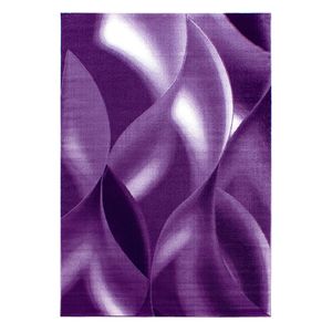 Kurzflor Wohnzimmerteppich Teppich Design Schatten Muster Lila Pink  Meliert, Grösse:160x230 cm
