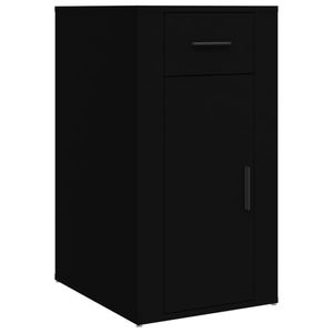 vidaXL Büroschrank Schwarz 40x49x75 cm Holzwerkstoff