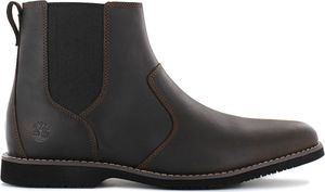 Timberland Woodhull Mid Chelsea Boot Pánska členková obuv TB 0A414C Dark brown, Veľkosť topánok:43 EU