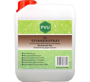 PVU 2L Anti Spinnenspray, Spinnenmittel, gegen Spinnen, mit Booster-Mix, Spinnen Abwehr, Spinnen Vernichter Ex frei Gift, Insektenschutz Innen und Außen