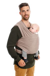 Babylonia Baby Carriers Tragetuch Baby  - Modell Tricot-Slen Bamboo - Warm Sand