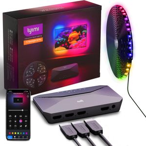Lytmi Fantasy 3 Pro Hintergrundbeleuchtung TV Backlight Kit HDMI 2.1 LED Streifen + Neo Box für TV 65-70 Zoll, VRR, ALLM, Sync Box