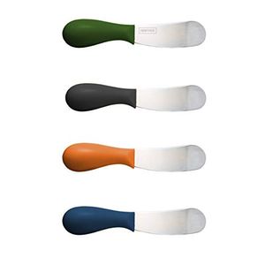 Nerthus FIH 329 Messer Streichmesser Set, Stück, schwarz/grün/blau/orange