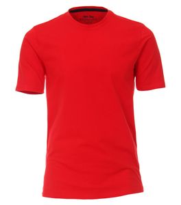 Redmond - Herren T-shirt mit Round Neck in verschiedenen Farben, Regular Fit (665), Größe:6XL, Farbe:Rot(50)