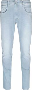 Replay Hose Classic Slim Fit Jeans Anbass mit Label-Patch im 5-Pocket-Style