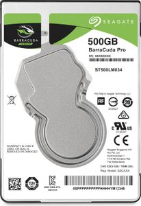 Seagate Barracuda Pro, 500 GB, 7200 RPM, 128 MB, 2.5", Serial ATA III