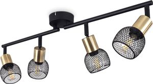 Pieve »Pieve« Deckenlampe aus Metall schwarz, gold Zimmerlampe