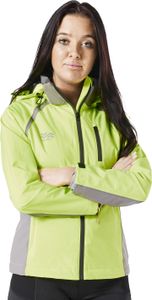 Firefoot - Jacke, wasserfest Reflektierend für Damen TL6074 (M) (Gelb/Grau)