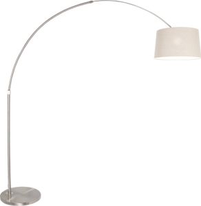 Steinhauer - stojací lampa - Sparkled Light - ocel - kovová tkanina - oblouková lampa - E27 - 9676ST