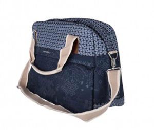 Basil 18007 Schultertasche Boheme Carry All indigo blue mit Reißverschluss, 18 Liter, indigo