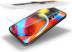 Spigen tR EZ Fit Sensors Open + Frame Displayschutzfolie Kompatibel mit iPhone 13 und iPhone 13 Pro - transparent