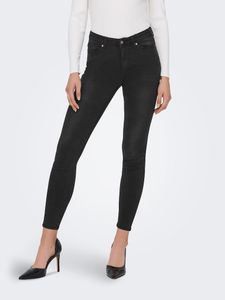 Only Damen Jeans-Hose OnlWauw Skinny-Fit Röhrenjeans Stretch Black, Farbe:Schwarz, Jeans/Hosen Neu:L / 30L