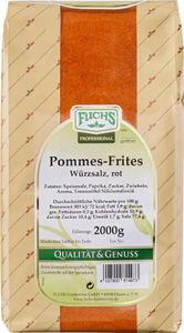 Fuchs Professional Pommes Frites Salz rot Groß Gebinde 2000g