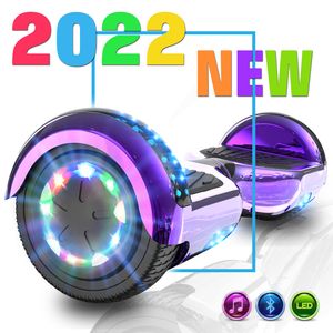 Markboard 6,5 Hoverboard mit 350W*2 Motorbeleuchtung| RGB LED-Leuchten | Bluetooth-Lautsprecher, Self Balance Scooter Elektroroller Elektro Skateboard
