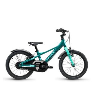 S'COOL XXlite EVO 16-1S FW - Dark Green/Mint | 16 Zoll Fahrrad für Kinder und Jugendliche | Fahrrad mit ergonomischer Sitzposition | Kinderfahrrad