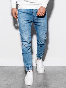 Ombre Clothing Pánske džínsové joggers nohaviceReynard světle modrá m