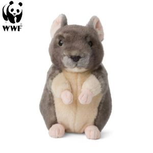 WWF pluszowa zabawka szynszyla (17 cm) realistyczna pluszowa zabawka miękka pluszowa figurka