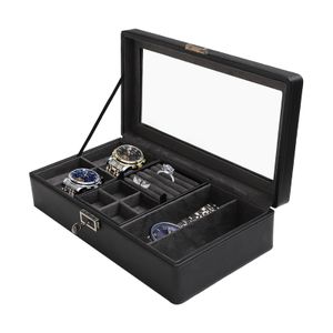 Aufbewahrungsboxen Uhrenbox mit Geschenkbox Uhren- und Schmuckorganisator Eingeschossig