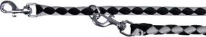 Hundeleine verstellbar Trixie Nylon Cavo S-M Ø12mm200cm schwarz silber