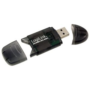 LogiLink USB 2.0 Mini Card Reader für SD/MMC anthrazit
