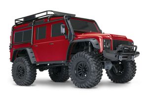 Traxxas 82056-4 TRX-4 Land Rover Defender rot 1:10 4WD RTR Crawler TQi 2.4GHz Wireless