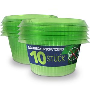 Schneckenschutzring Set Schneckenschutz Pflanzenkragen, Menge:10